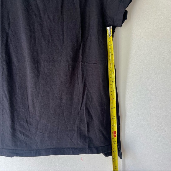 Bench Black Classic Crew Neck Cotton Tee Shirt Women’s Size Medium Casual Top - Picture 7 of 7